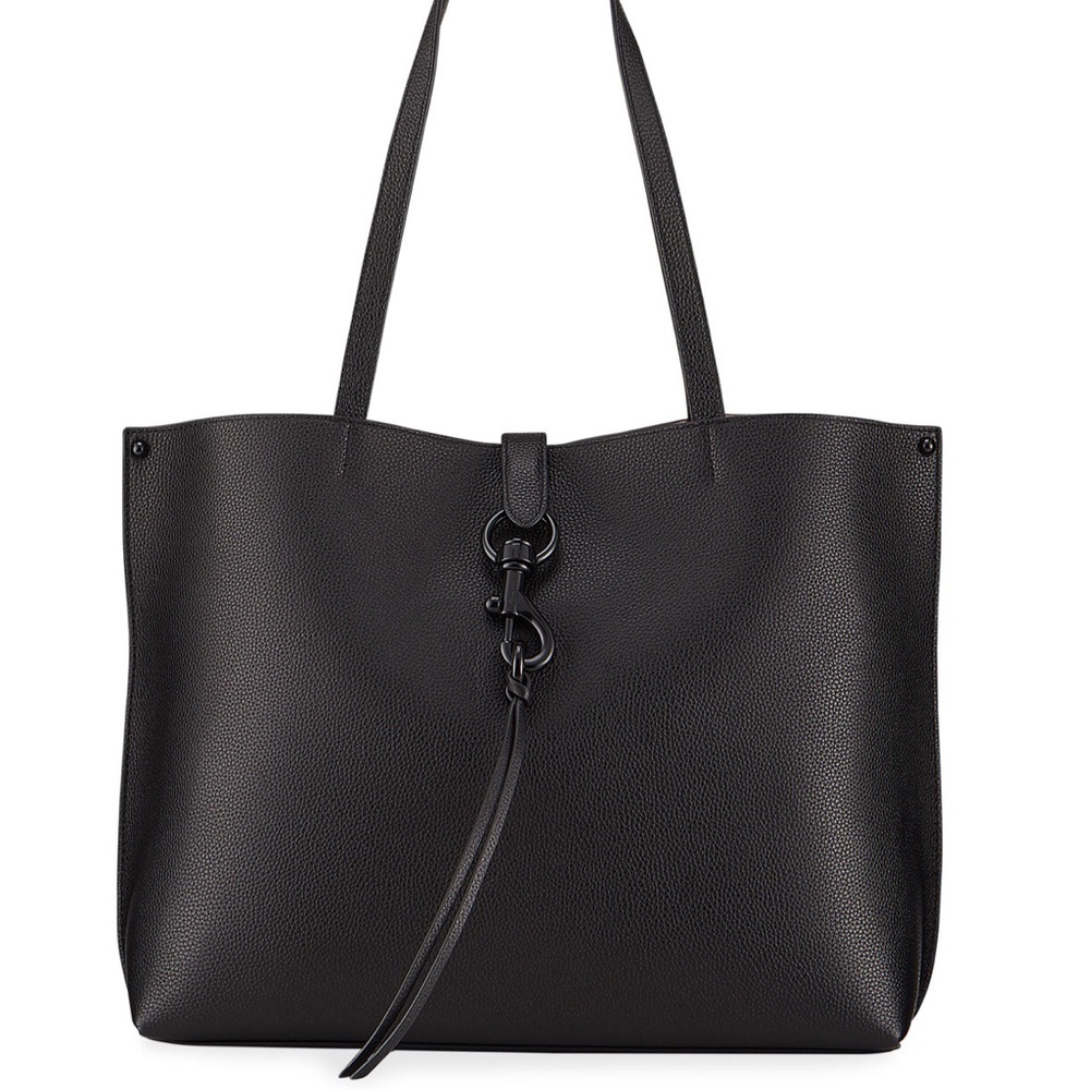 Rebecca Minkoff Leather Shopper Tote - Black